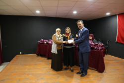 İl Müdürümüz Cemal ALMAZ'ın Dereceye Giren Yarışmacılara  Ödül Takdimi